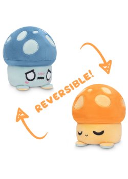 Reversible Mushroom (blue/orange) - TeeTurtle